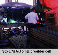 Automatic welder cell